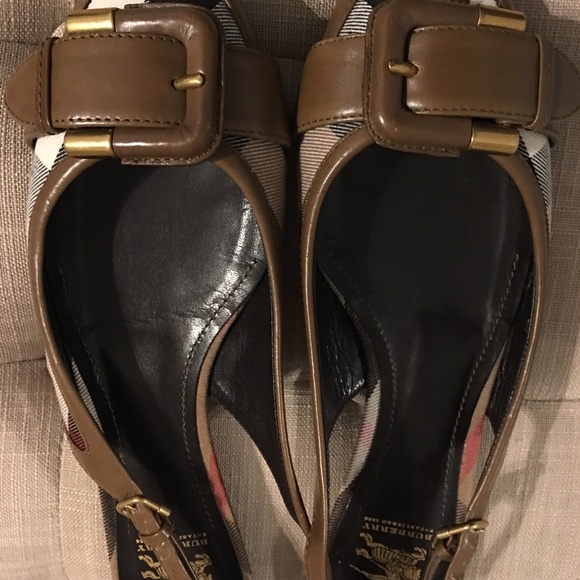 Burberry check flats size 40/9 - Picture 6 of 8